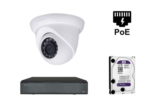 5 MP X-Security-IP-Kamera - KIT1-XS-IPDM741WH-5