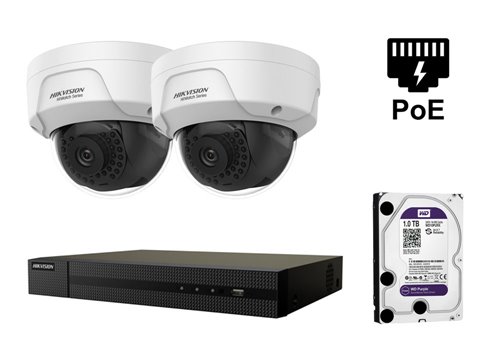 4 Megapixel Hikvision IP-Kamera - KIT2-HWI-D141H