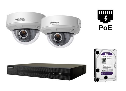 4 Megapixel Hikvision IP-Kamera - KIT2-HWI-D640H-Z