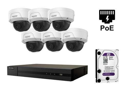 4 Megapixel Hikvision IP-Kamera - KIT6-HWI-D141H