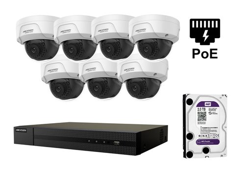 4 Megapixel Hikvision IP-Kamera - Kit7-HWI-D141H