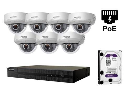 4 Megapixel Hikvision IP-Kamera - KIT7-HWI-D640H-Z