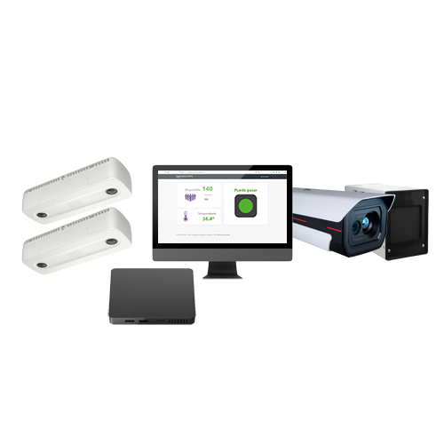 Multi-Haltung und Temperaturanzeige-Steuerung - Kit-BodyTemp-Kapazität