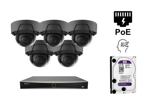 Safire 2 Megapixel IP-Kamera - KIT5-SF-IPD835HG-2E