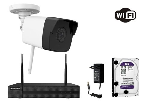 2 MP Wifi IP-Kamera - KIT1-HWI-B120-D / W