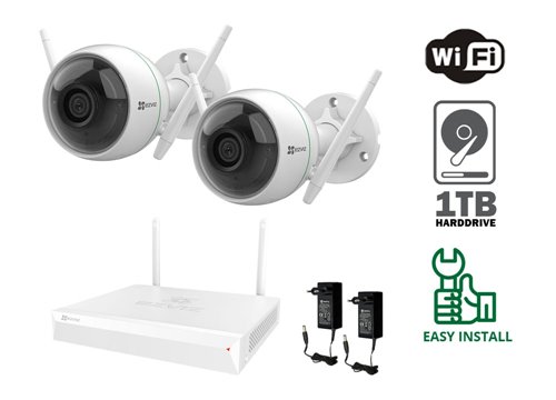 Ezviz 2 MP Wifi Camera - KIT2-EZ-C3WN