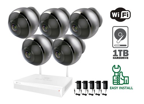 Ezviz 3 MP Wifi Camera - KIT5-EZ-C6P