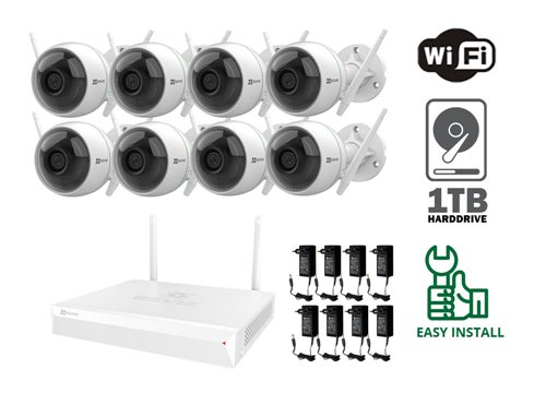 Ezviz 2 MP Wifi Camera - KIT8-EZ-C3WN