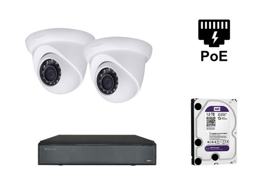 5 MP X-Security-IP-Kamera - KIT2-XS-IPDM741WH-5