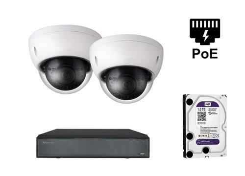 4 Megapixel IP-Kamera - KIT2-XS-IPDM843W-4