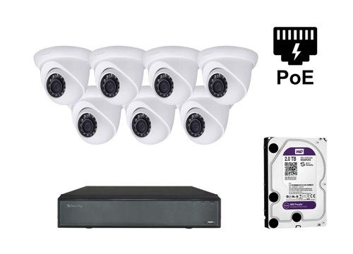 5 MP X-Security-IP-Kamera - KIT7-XS-IPDM741WH-5